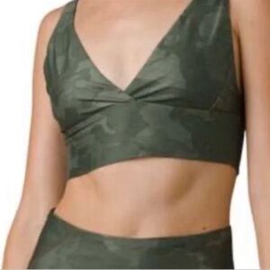 NWT - Women’s PrAna Layna Brami Bra - sage camo - size XS